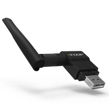 

EDUP USB Wireless WiFi Adapter USB Ethernet Adapter 802.11Ac 600Mbps Dual Band 2.4/5Ghz WiFi Receiver for Windows Mac