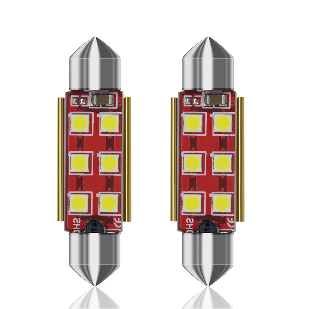 4 шт супер яркий гирлянда 36 мм/39 мм/41 мм Canbus LED 3030 SMD c5w 2Led LED гирлянда для автомобиля лампа для плафона не трогайте работающую лампу накаливания