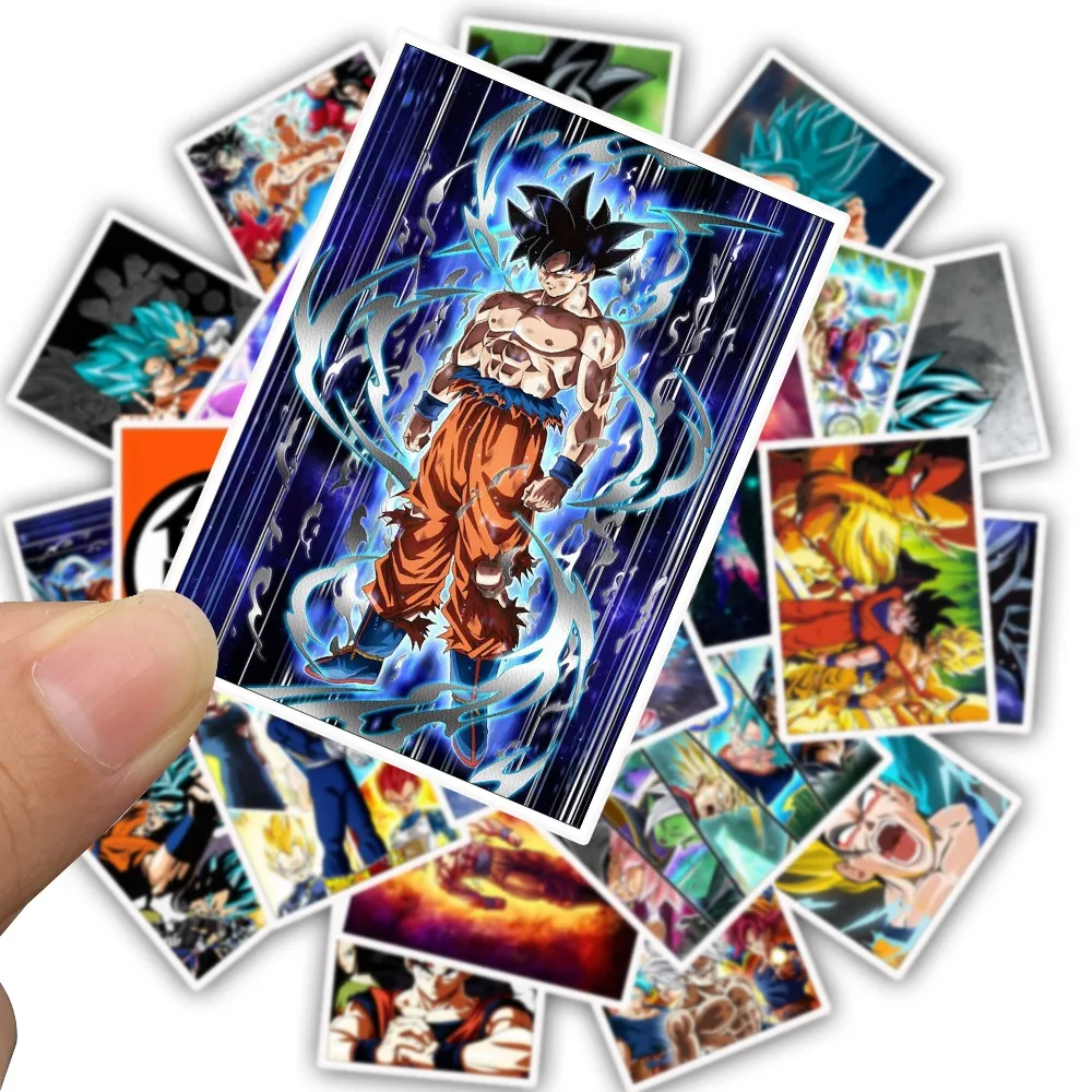 25 шт Харадзюку японская анимация Dragon Ball наклейка супер Саян Гоку скейтборд