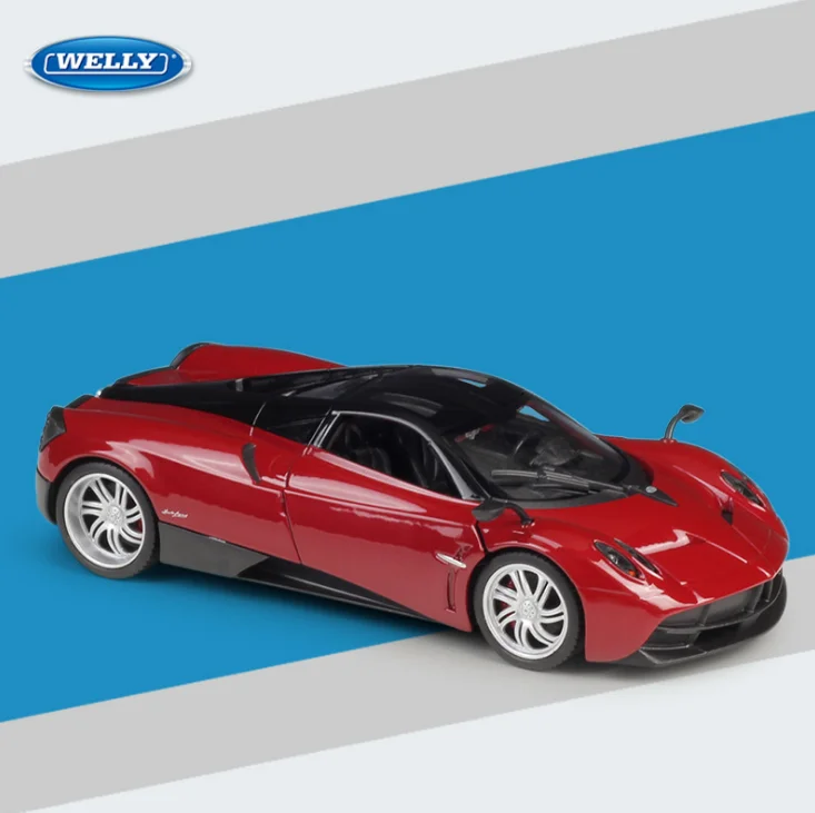 WELLY масштаб 1:24 PAGANI Huayra Классическая Игрушка из металлического сплава модель