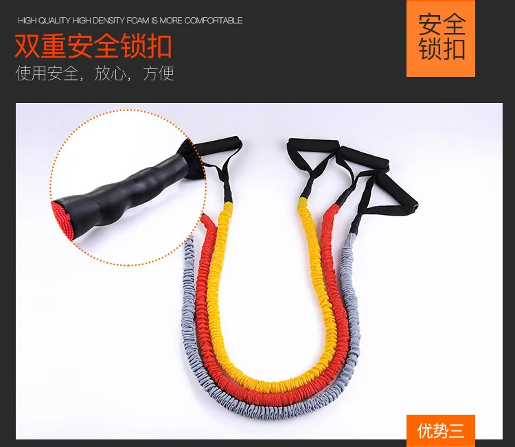 A- line Chest Expander Set Training Belt Latex Ring Resistance Ring Pull Paster Rubber Rope