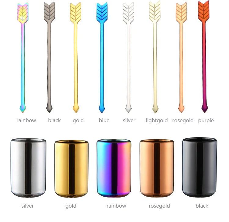 9pcs Stainless Steel Fruit Cake Forks Cocktail Forks Dessert Forks with Pick Holder Tableware for Kitchen tools