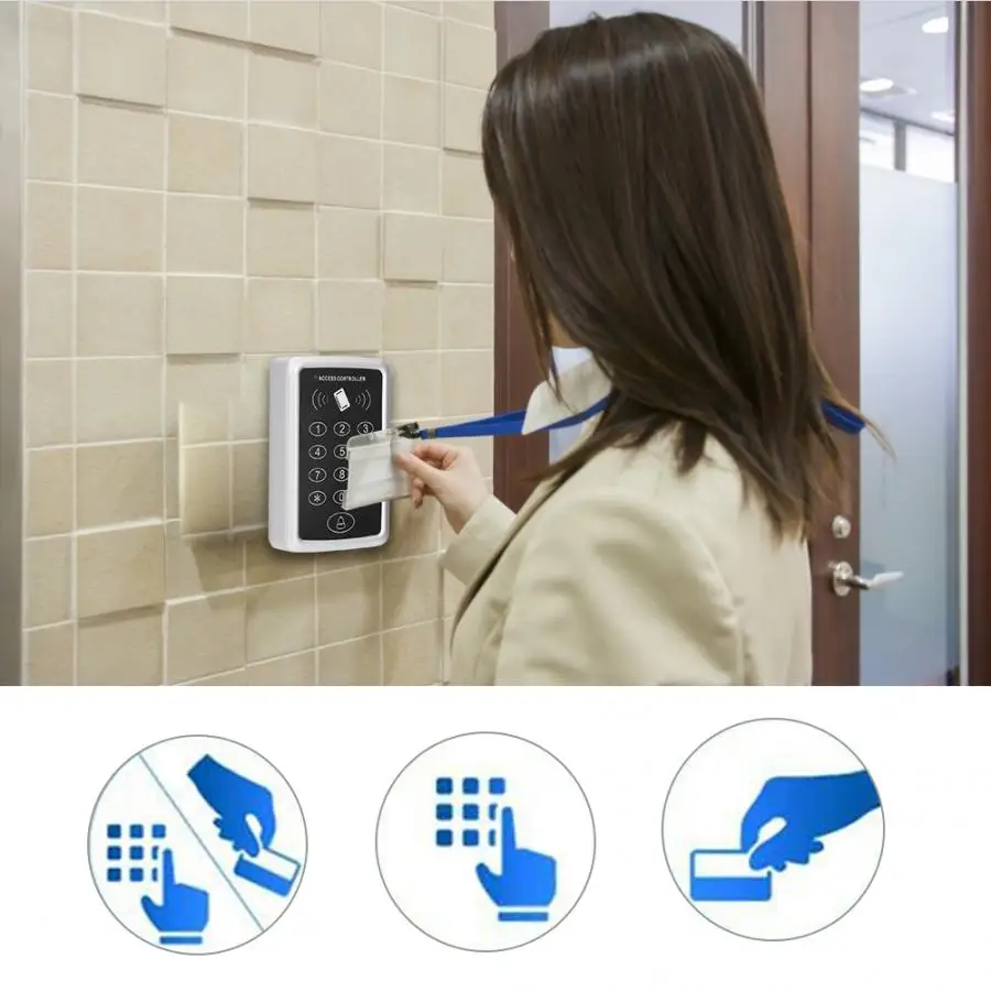 Система контроля доступа RFID карты Водонепроницаемая наружная с 10 тегами домашняя система блокировки