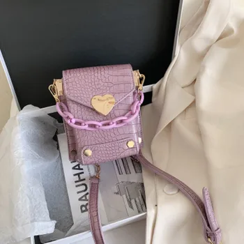 

2020 summer new women's shoulder bag crocodile embossed bucket women's bag Single Shoulder Messenger Bag