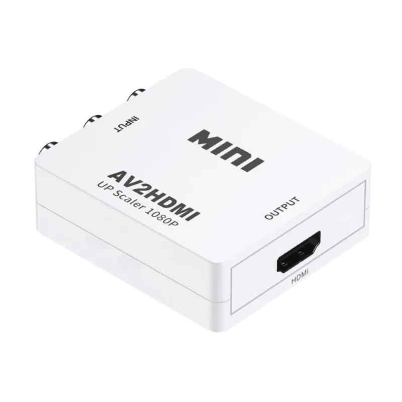 Преобразователь RCA AV HDMI 1080P Композитный CVBS видео аудио адаптер Поддержка PAL/NTSC/SECAM|