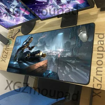 

XGZ Large Mouse Pad Black Lock Edge Shooting Game Office Computer Custom Table Mat Rubber Non-slip Carpet Coaster Xxl