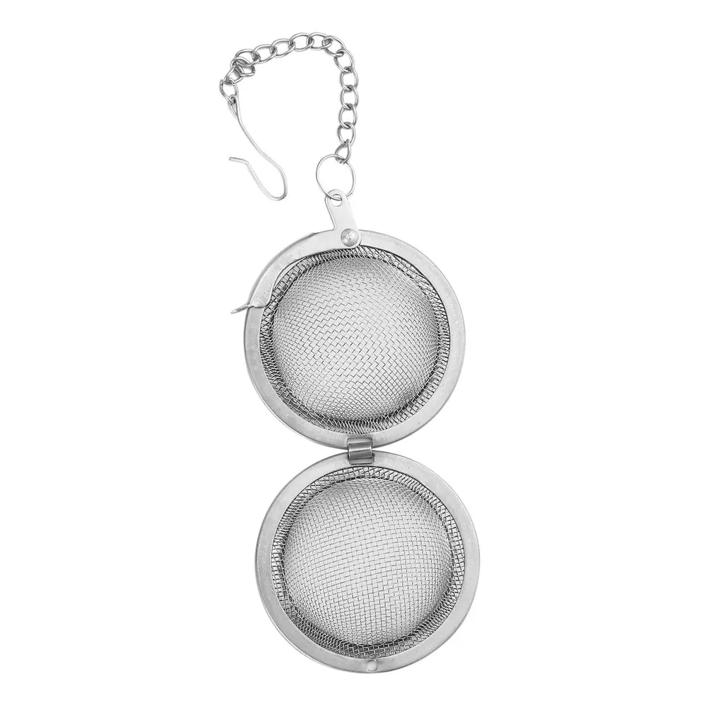 

1 pc 2017 New Stainless Steel 5/4.5 cm Diameter Kettles Infuser Strainer Tea Locking Spice Egg Shaped Ball Kitchen Cooking Tools