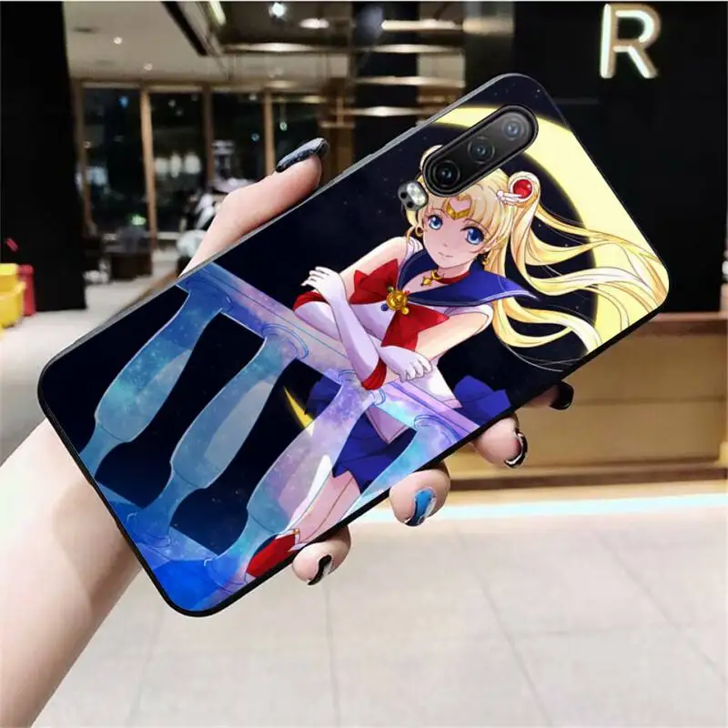 HPCHCJHM kawaii аниме Сейлор Мун мягкий черный чехол для телефона Huawei P40 P30 P20 lite Pro Mate 30 20 P