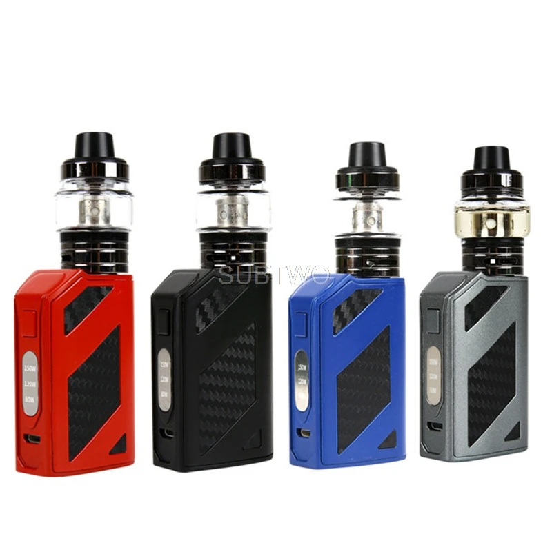 

Electronic Cigarette AJS150W vape box mod kit with 2000mah build-in Battery 0.5ohm 3.0ml tank 80-150w vapor Kit