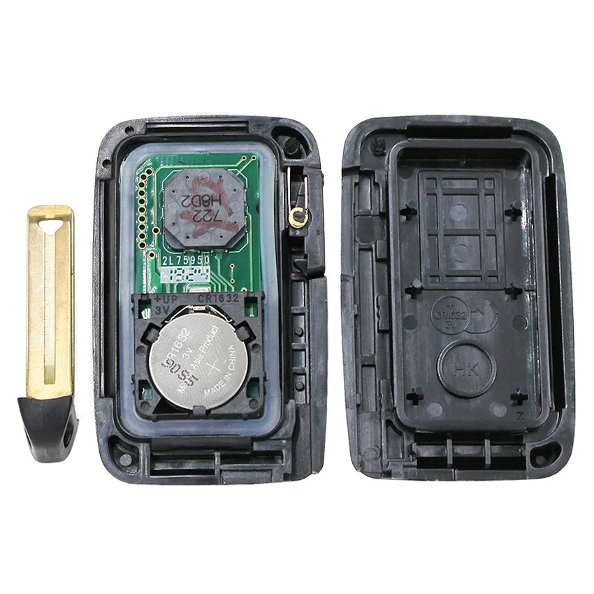 3+ 1-SUV Кнопка смарт-карта США ASK314.3Mhz ID71-0140 с TOY48 Аварийный ключ использовать для Toyota Carmy eiz Pardoa Aalon 2005-2010
