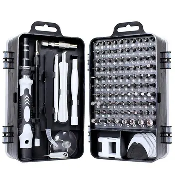 

115Pcs Precision Multi-purpose Screwdriver Bit Set for Mobile Phone Computer PC Repair Disassemble Part Replacement Tools