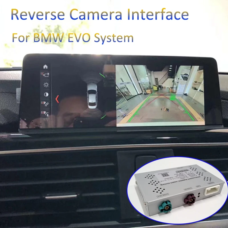 Интерфейс обратной камеры для BMW F15 F16 F20 F22 F23 F25 F26 F30 F36 F48 EVO система заднего вида 360