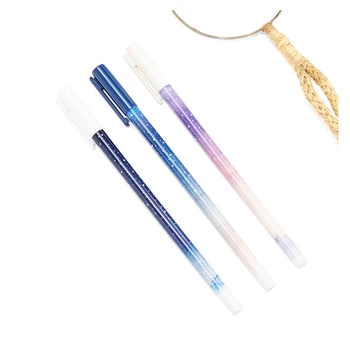 

FREE SHIPPING36pcs/lot Pen Kawaii Starlight Flashing Night Gift Stationery 0.35mm School & Office Supply Black Core Gel Pen