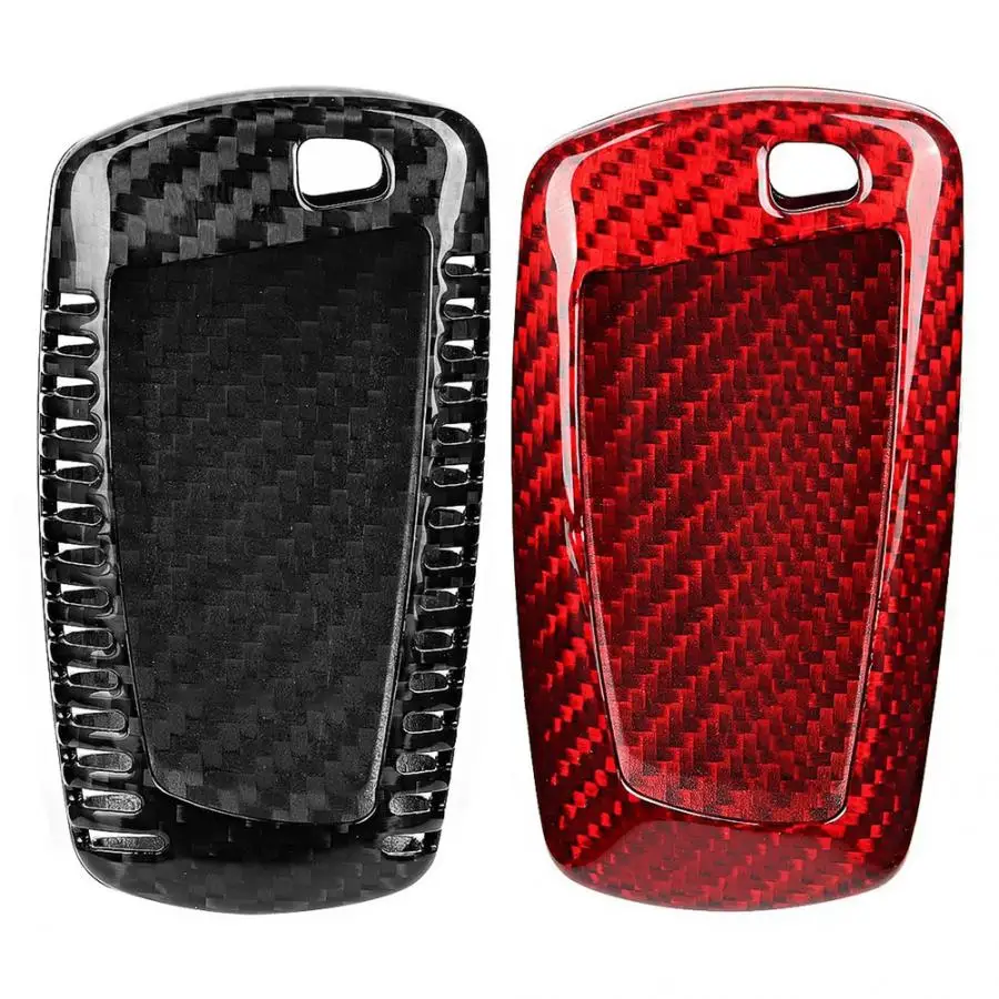 

Hot Sell 100% Brand New Car Luxury Carbon Fiber Hard Protective Smart Key Cover Shell Fits for BMW 1 Series Auto Accessories