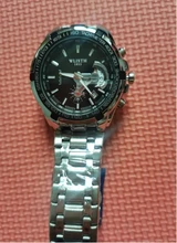 WLISTH-reloj deportivo para hombre, cronógrafo de pulsera, de acero inoxidable, resistente al agua, con caja de reloj de cuarzo grande con indicadores luminosos, nuevo