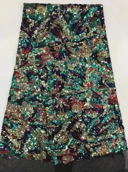 

best quality SYJ-9952 embroidered African Tulle Lace Fabric French Lace Fabric