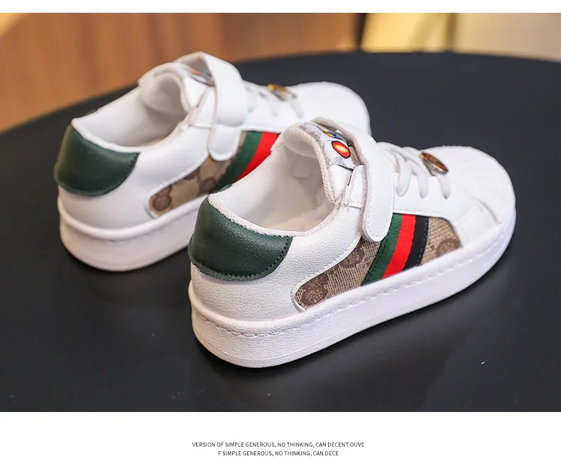 New Fashion Brand Sports Shoes Board Four Seasons Rubber Sole Shallow Mouth Cover Foot Velcro Casual White Age Range Item Type