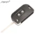 jingyuqin Flip Folding Remote Key Shell Car Case Fob Cover для Nissan Qashqai primera Micra Navara Almera Note Sunny 2 Кнопки