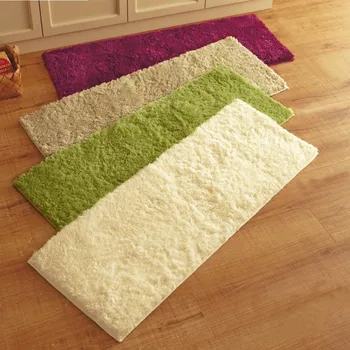 

Plush door kitchen bathroom bathroom door anti-skid mat door mat long bedroom carpet bedside blanket non-slip mat Hot Sale New