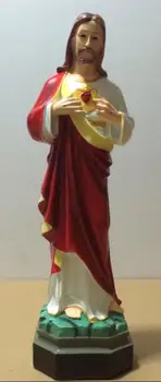 

Catholic relics Christian handicrafts European foreign trade Jesus Sacred heart shape saint decoration piece 50cm high