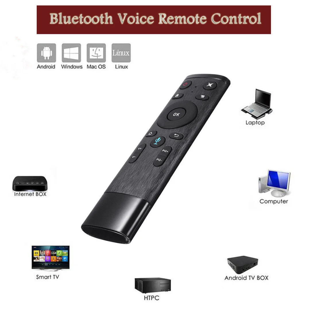 Q5 Air mouse Bluetooth голосовой пульт дистанционного управления для Smart tv Android Box IP tv беспроводной 2,4 ГГц голосовой пульт дистанционного управления