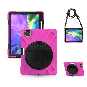 

Tablt Case For iPAD PRO 11 2020 Shock-Proof Cover Case with 360° Swivel Hand Strap For Ipad PRO 11inch 2020 Protective Case
