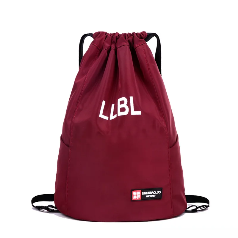 Basketball Bag Drawstring Mash Backpack Fitness Bucket Bag Outdoor Basketball Backpack Sports Equipment Bag