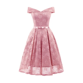 

Vintage White Blue Floral Lace Dress Women Sleeveless V-Neck Elegant Party Sexy Dresses Retro 50s Summer Robe Big Swing Dress