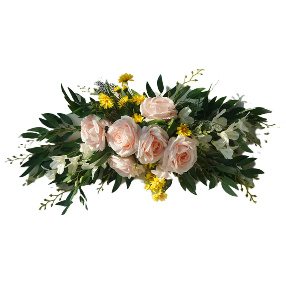 Wedding Flowers Swag Artificial Peony Table Runner Centerpiece Arch Backdrop Garland Home wedding Decor | Дом и сад