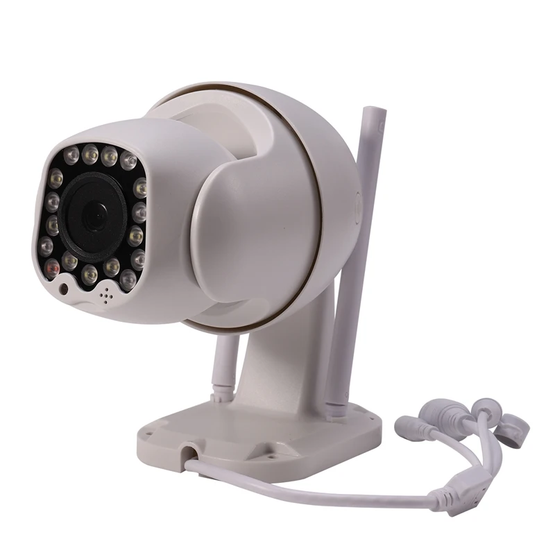 

1080P Cloud Wifi PTZ Camera Outdoor 2MP Auto Tracking Home Security IP Camera 4X Digital Zoom Speed Dome Camera(EU Plug)