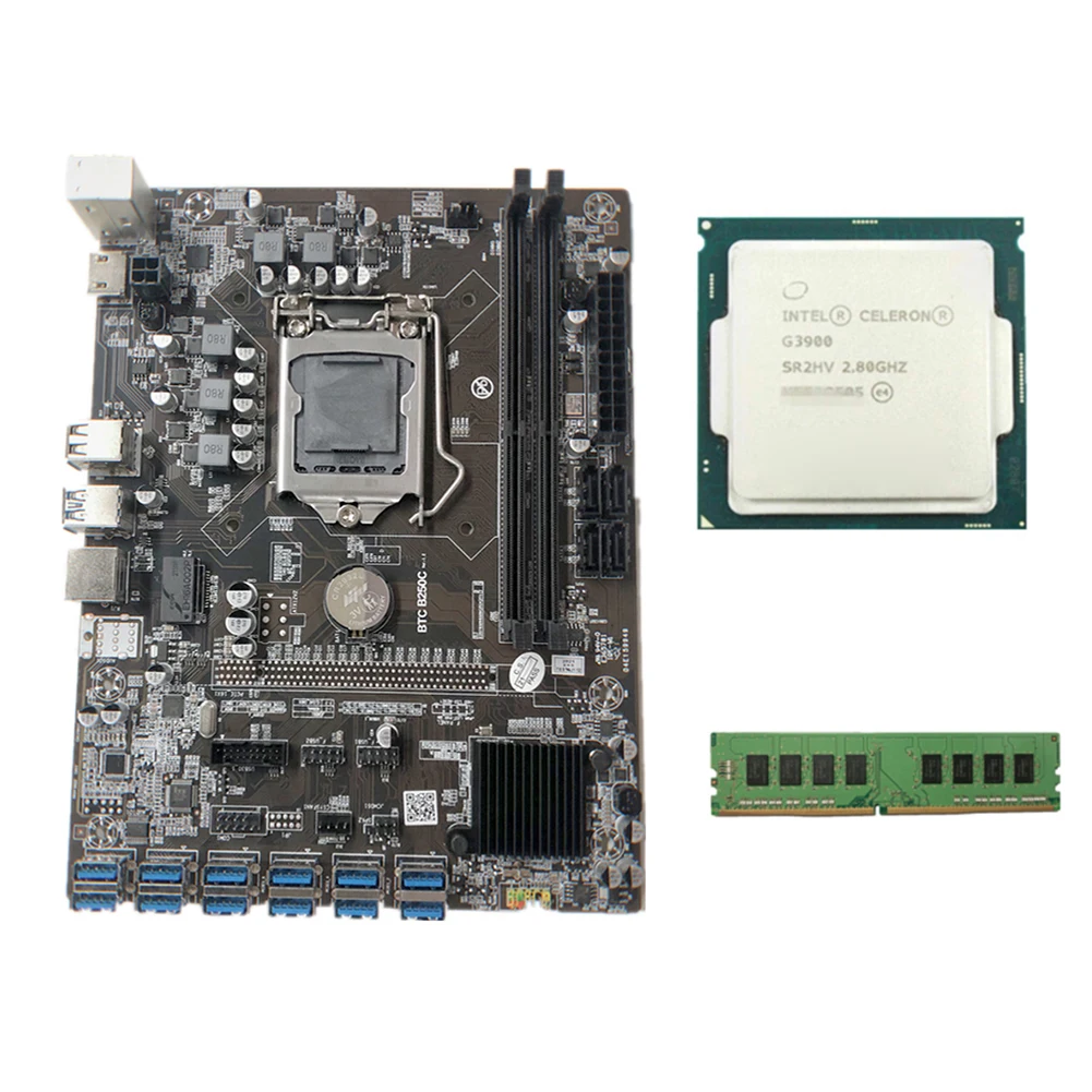 Placa Madre Minera B250c Btc 12 X Pcie A Usb3.0 Lga1151 Gr Placa Madre Minera B250c Btc 12 X Pcie A Usb3.0 Lga1151 Gr
