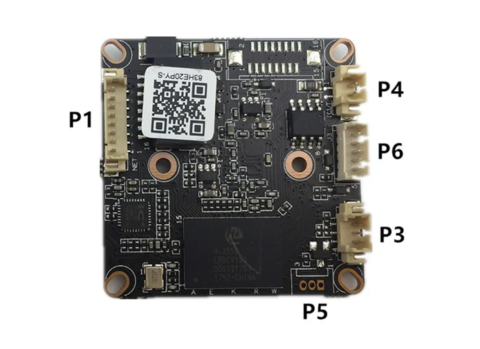 Плата модуля ip-камеры Panorama 3516E+ sony IMX335 5.0MP 2592*1944 с объективом H.265 с низким освещением 38*38 CMOS Onvif CMS XMEYE