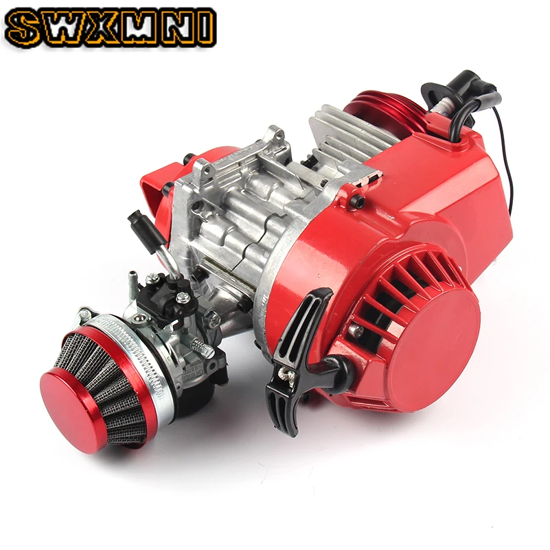 

Mototcycle Engine Motor With 58mm Air Filter Carburetor For 2-Stroke Racing Engine 49cc Mini Motor Pocket Quad Dirt Bike Start