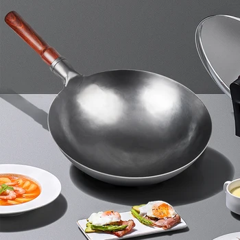 Traditional Iron Wok Pan 1