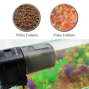 

LCD Automatic Fish Feeder Food Timer Feeding Dispenser Adjustable Outlet Fish Food Timer Fish Food Timer Feeder