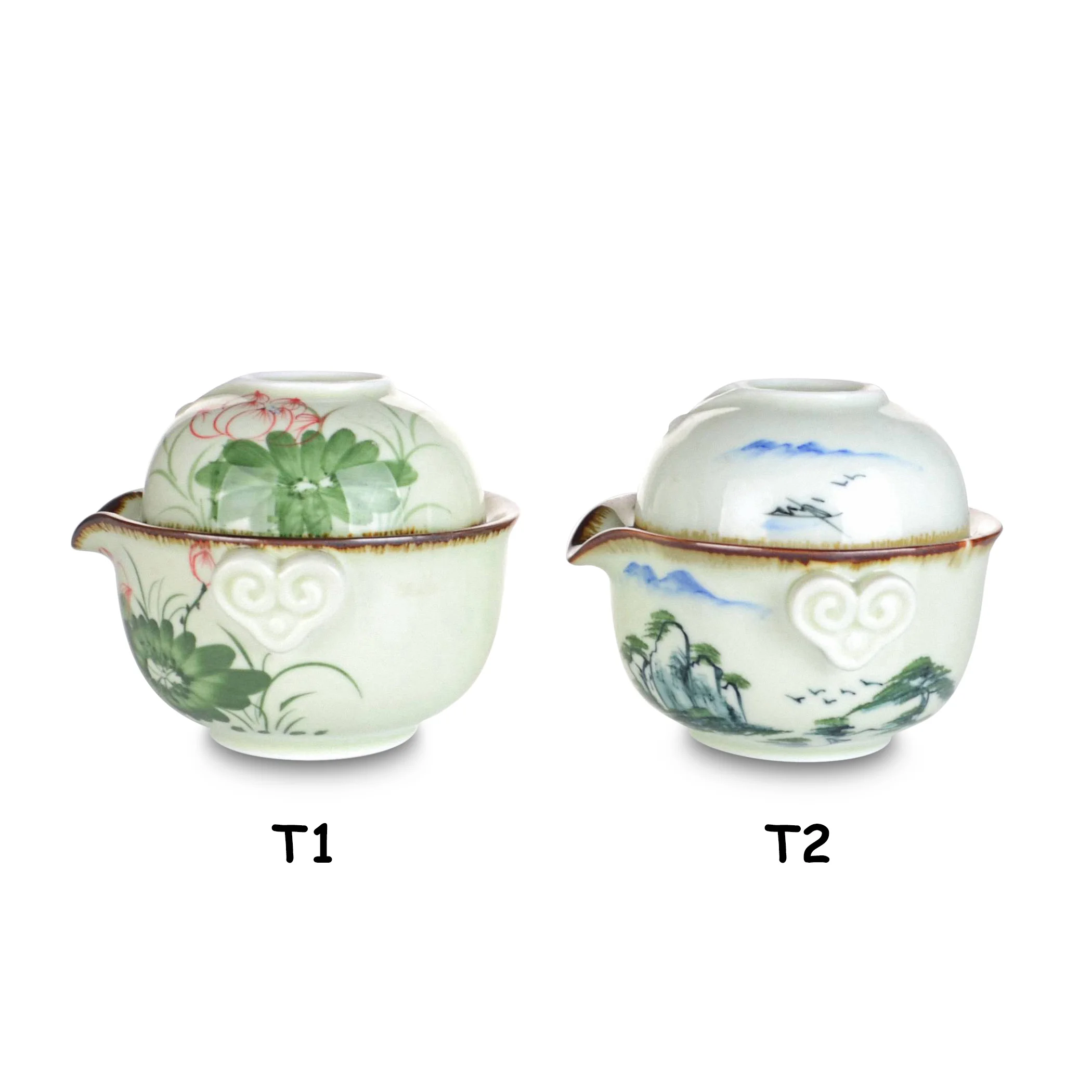 

Kinds Tea Set - 180ml Porcelain Kungfu Tea Pot &1x 70ml Tea Cup