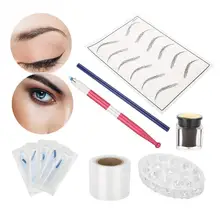 Тату-ручка медицинского класса из нержавеющей стали инструменты для татуировок для начинающих профессионального использования микроблейдинг макияж Красивая Татуировка Поставки