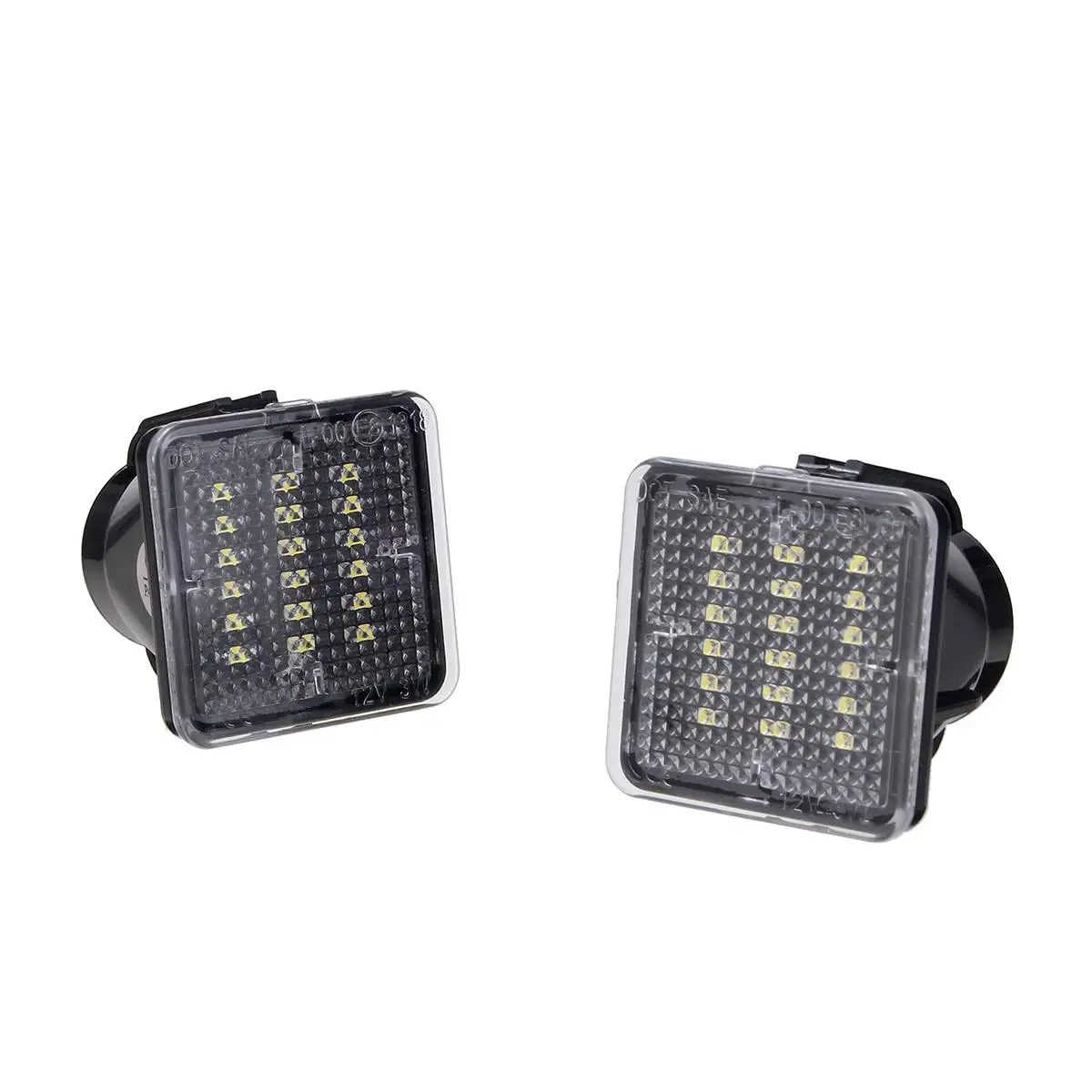 1 пара полный 18 SMD СВЕТОДИОДНЫЙ черный номерной знак лампы Корпус задний фонарь для Toyota Tacoma-19 для Tundra-19