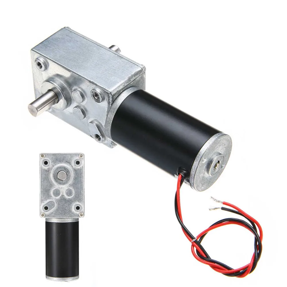 

12V 160RPM DC Motor High Torque Reversible Turbo Worm Geared Reduction Motor