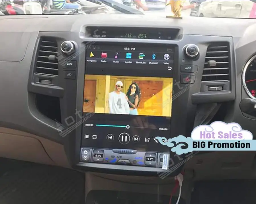 

Стерео проигрыватель Carplay Tesla 128G, для Toyota Fortuner Hilux 2007, 2008, 2009, 2010, 2011, 2012, 2013, 2014, 2015, головное устройство