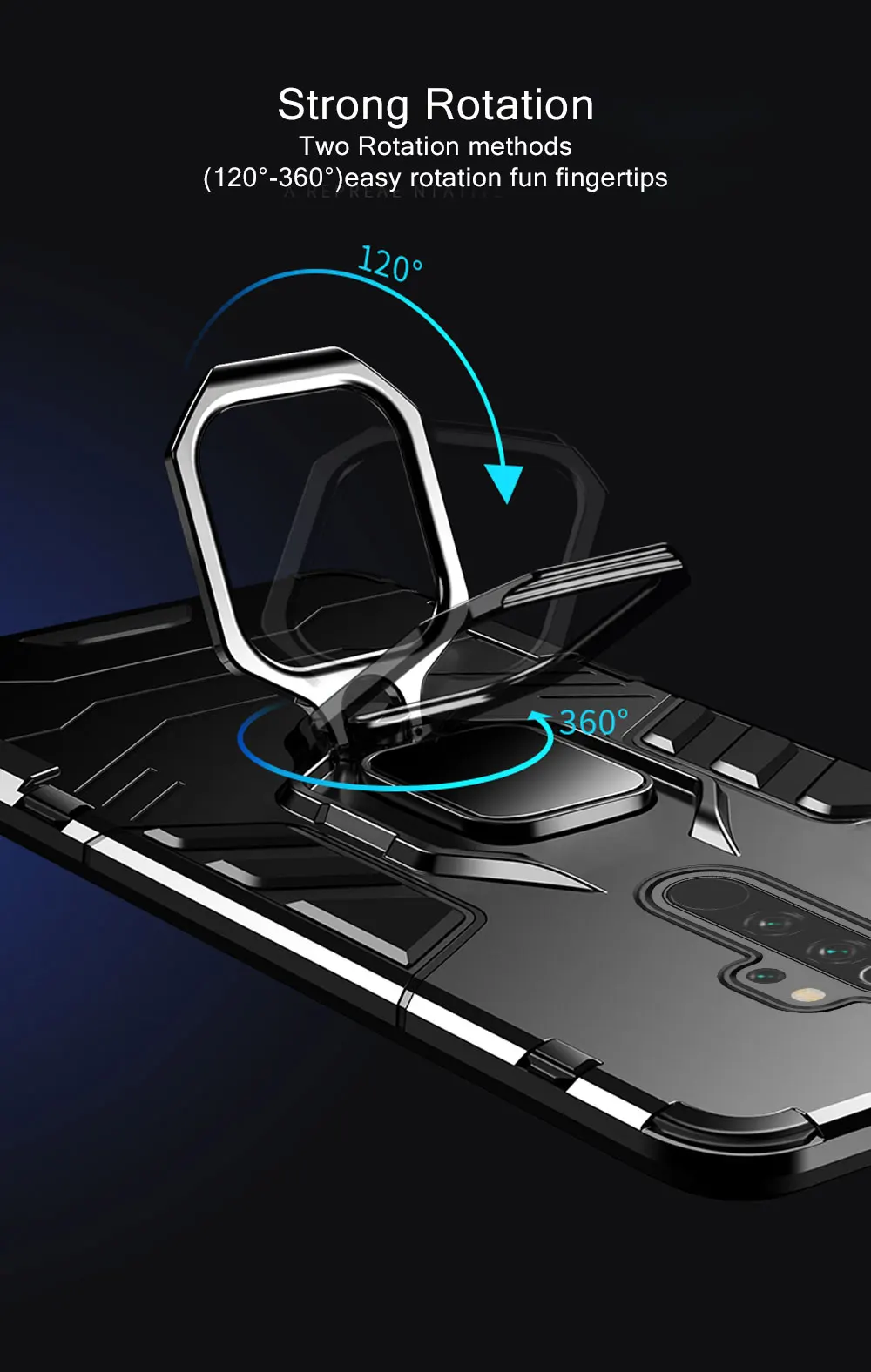 KEYSION противоударный чехол для телефона Red mi Note 8 Pro 8 8A 7 7A 7S K20 с магнитной задней крышкой для Xiaomi mi 9T A2 A3 mi 9 SE mi 9 lite