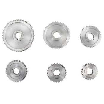 

GTBL 18Pcs/Set CJ0618 Metal Gears Mini Lathe Gear Metal Cutting Machine Tool Gear