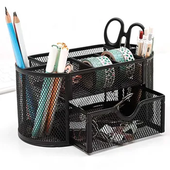 

1 Pcs Student Pen Storage Holder Box Stationery Pencil Organizer Desktop for Office School JR Deals