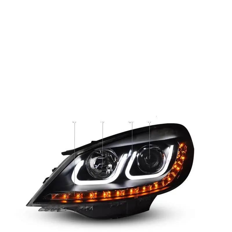 Запчасти в сборе, боковая Поворотная сигнальная лампа Automovil Luces Led Para Auto Drl, автомобильные фары 08 09 10 11 для Volkswagen Lavida
