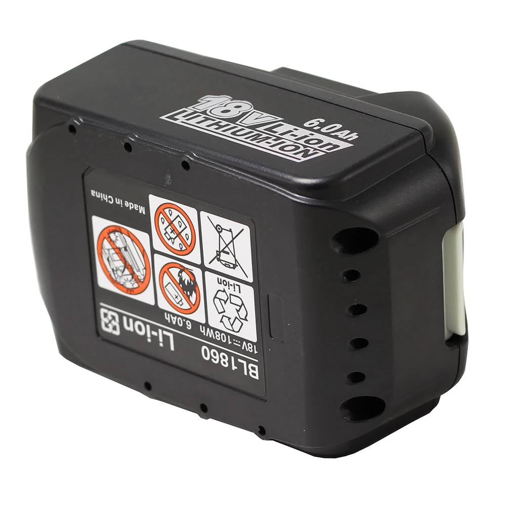 Doscing для Makita BL1860 18 в 6000 мАч литиевая батарея для электроинструментов BL1815 BL1840 LXT400 194204-5 194205-3 194309-1