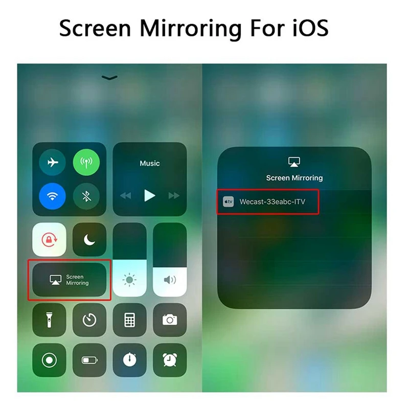 1080P WiFi Display Dongle QR Code Scan Connection HDMI Adapter for IOS/Android/Windows/Projector/TV/MAC Support DLNA Airplay Mir