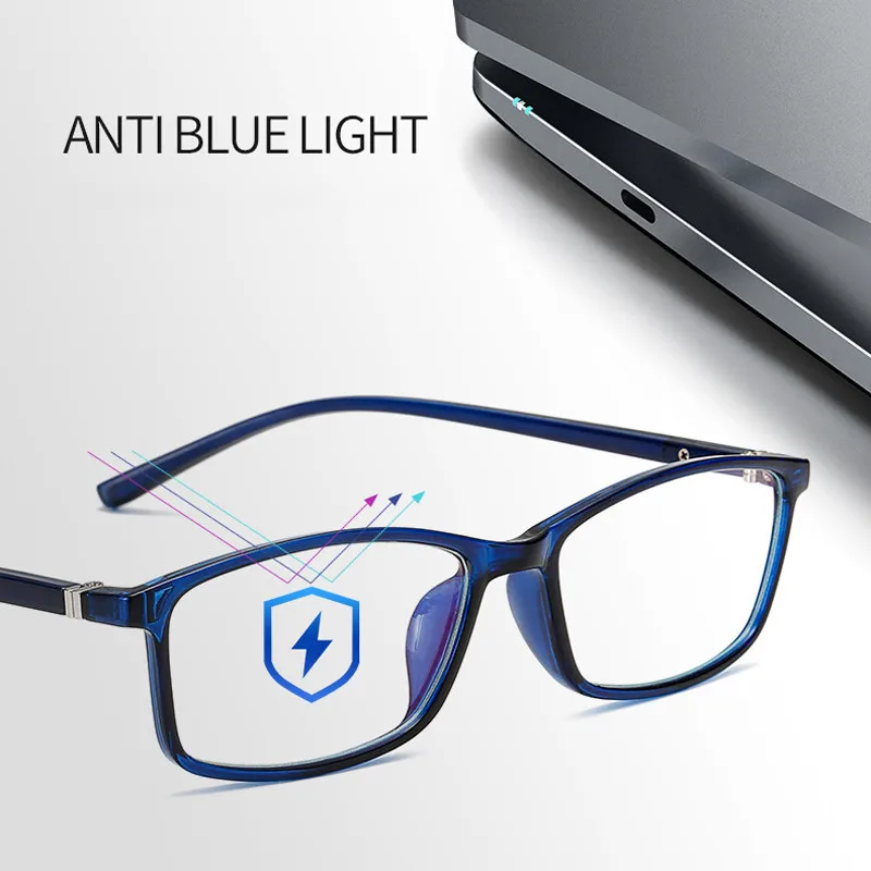 IBOODE анти-голубые легкие очки оправа для женщин и мужчин квадратный прозрачный очки женские мужские TR90 оптические очки оправа очки