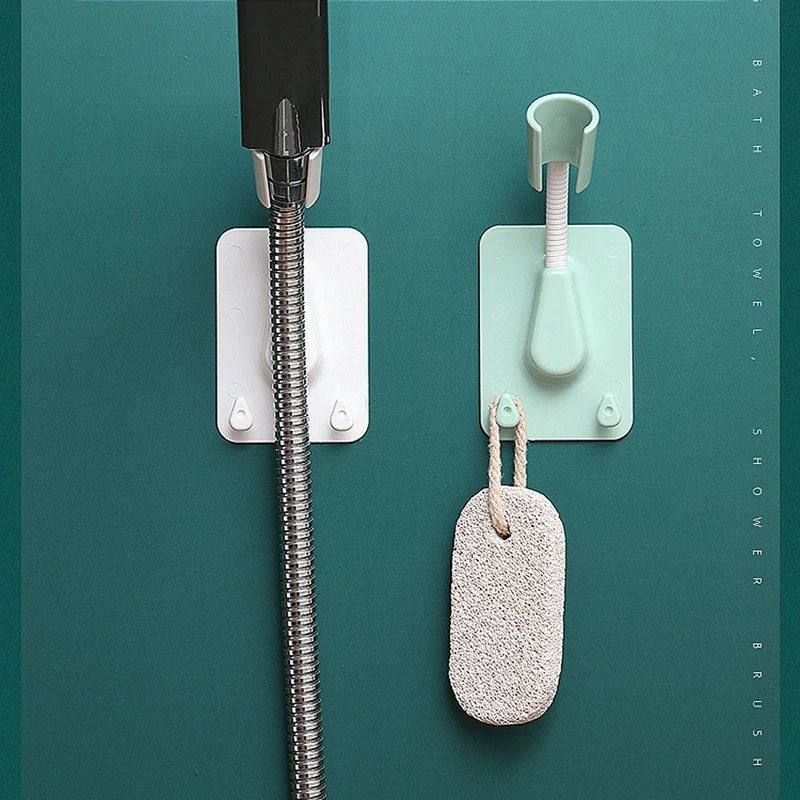 Universal Adjustable Hand Shower Holder 360&deg;Rotation Shower Head Holder Punch-Free Mounting Bracket Bathroom Accessories projector stand