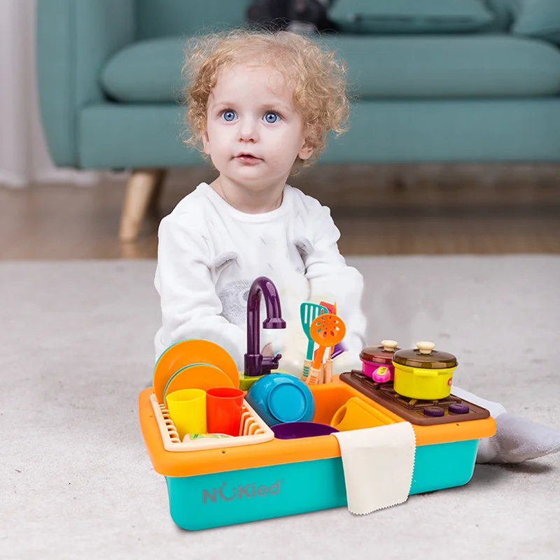 NUKied Dishpan игровой домик для кухни бассейн детский игровой набор с водой детская раковина