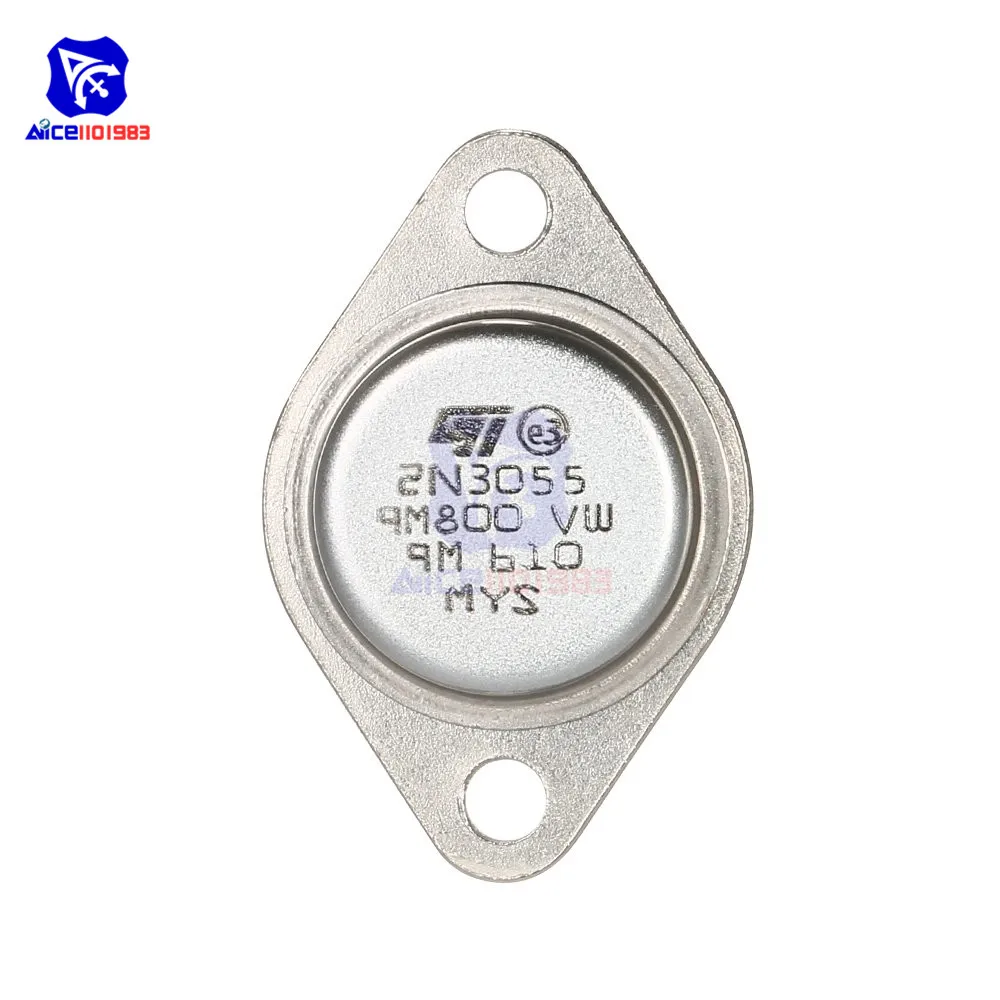 5PCS 2N3055 Power Transistors NPN TO-3 Metal Case 15A/60V bjt transistor,transistors kit